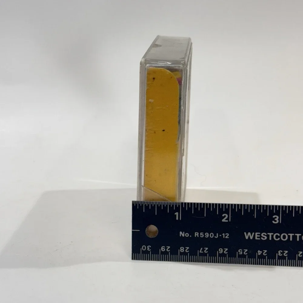 Vintage 70's Crayola Crayons in Hard Plastic Case Binney‎ & Smith USA Used Read